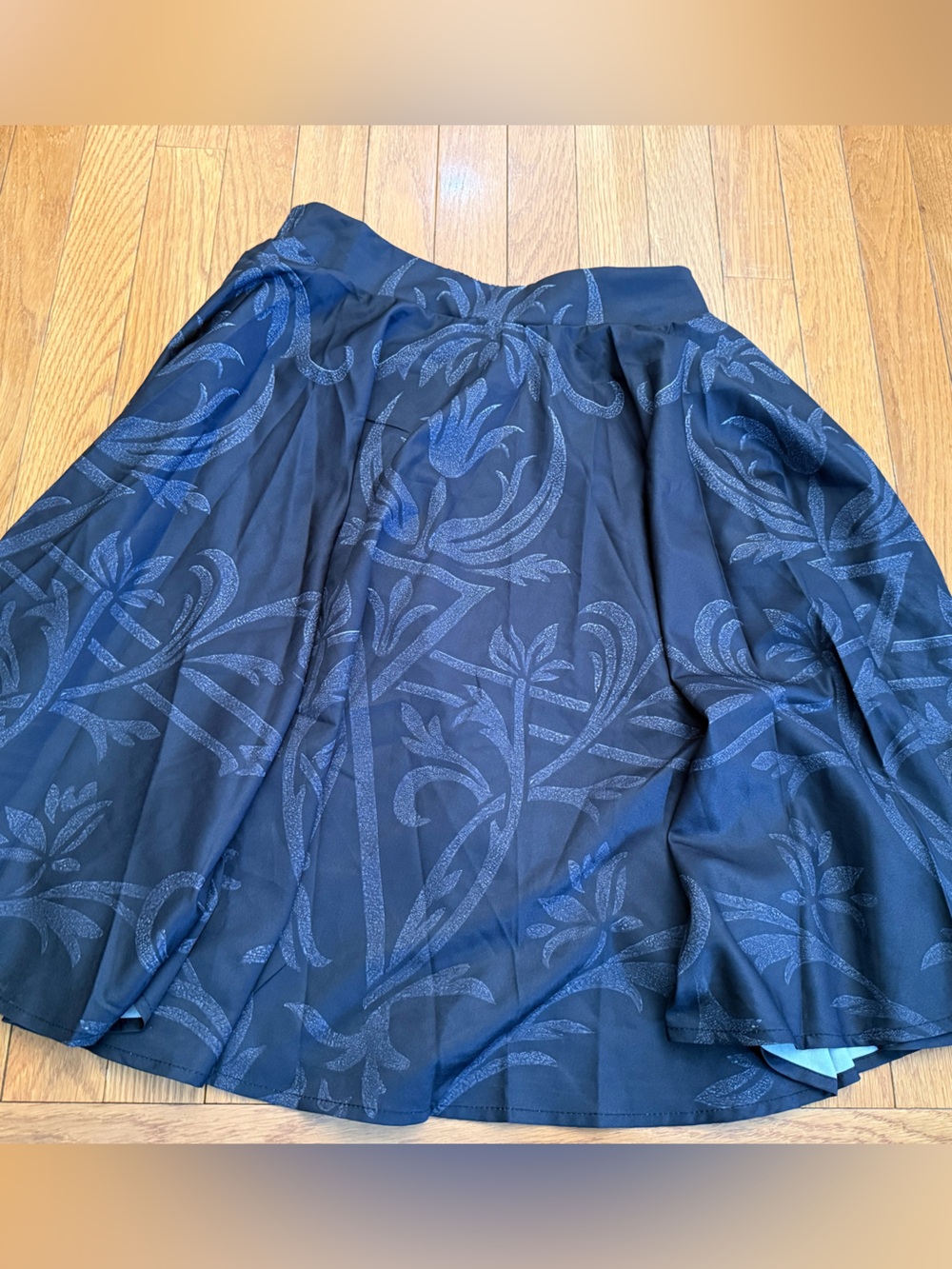 Womenโs Navy Blue Swim Cover-Up Skirt
